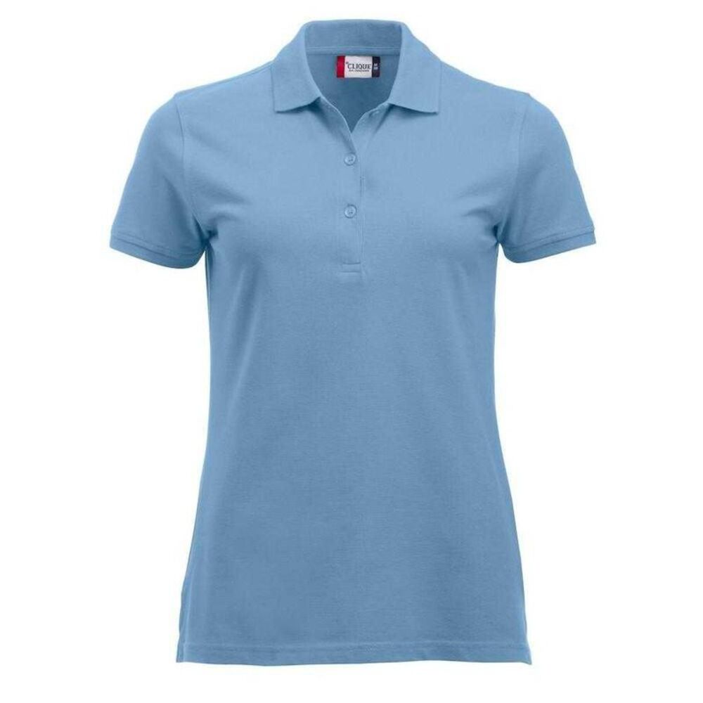 Clique Womens/Ladies Marion Polo Shirt / Light Blue